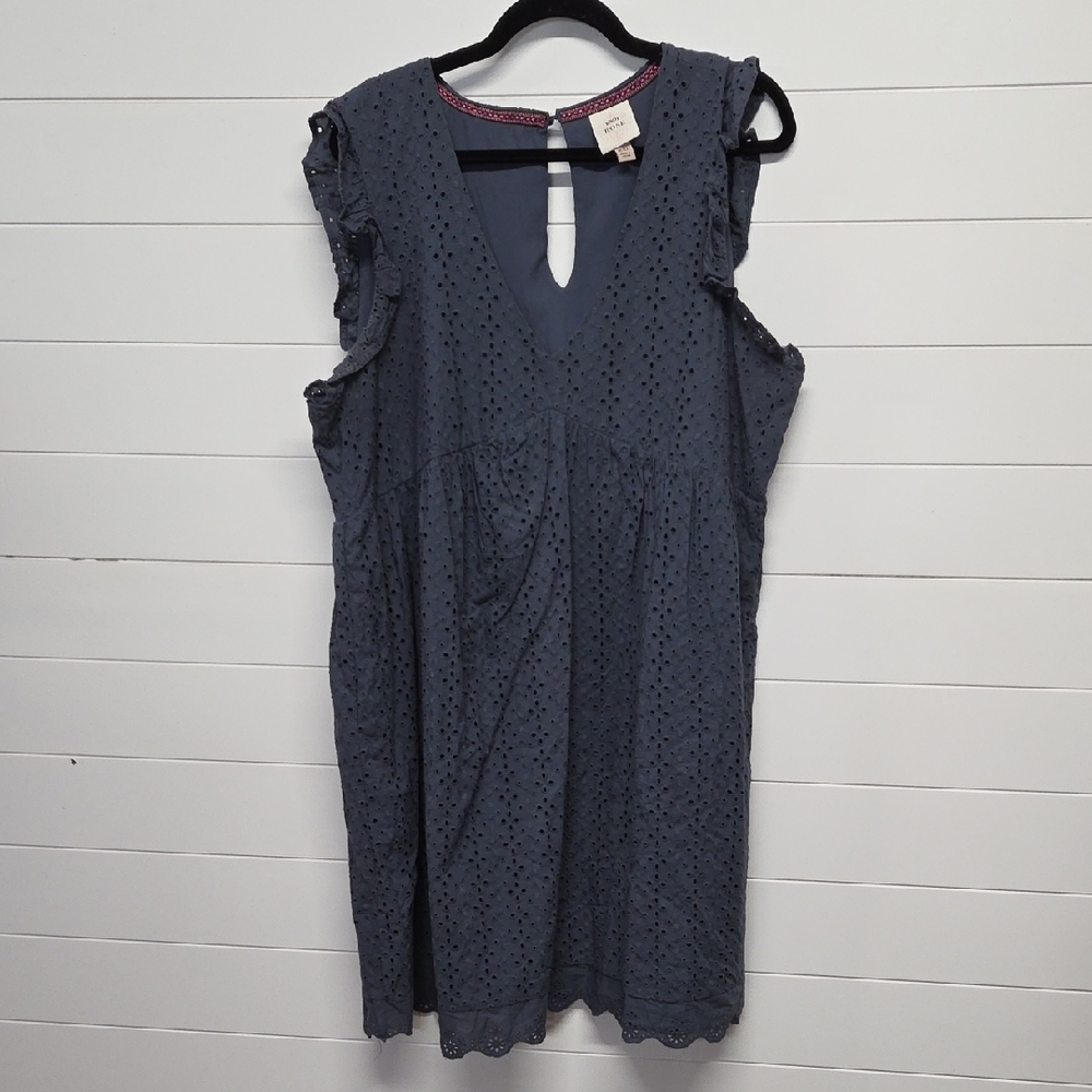 Knox Rose Eyelet Dress Womens Size XXL